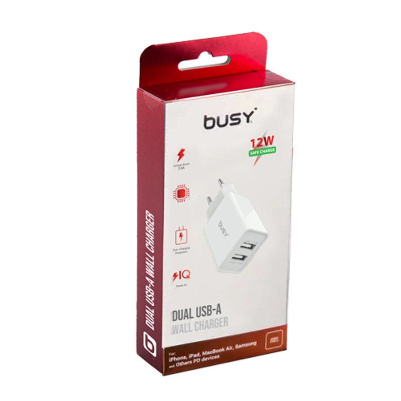 BUSY Dvojni USB punjač 12W