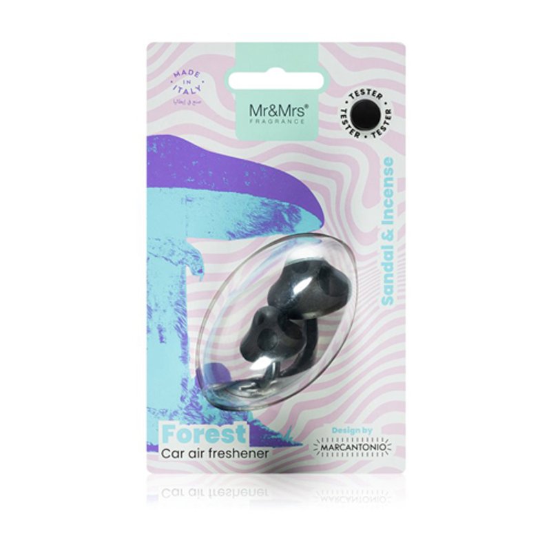 MR&MRS  Mushrooms Black Sandal&Incense miris za auto