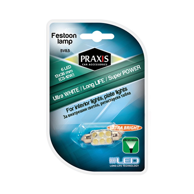 PRAXIS Feston T13 za unutr. svet. reg.tabL 6l