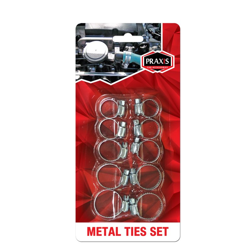 PRAXIS Metalni set stega (selni)
