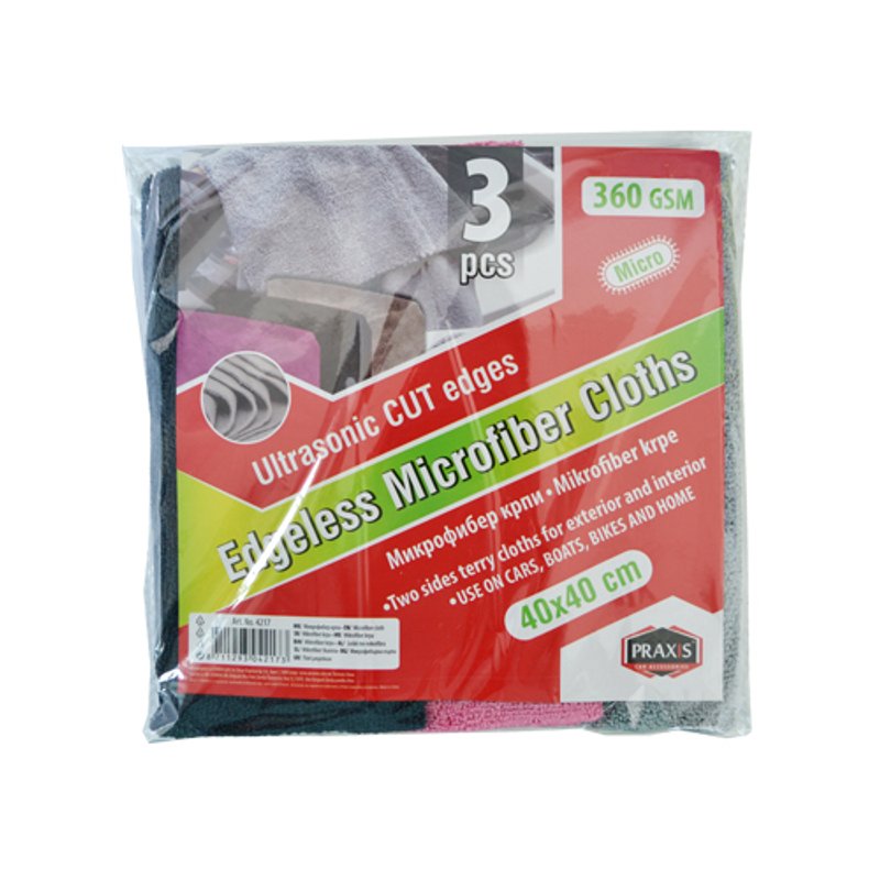 PRAXIS Mikrofiber krpa ultrasonic 3 kom